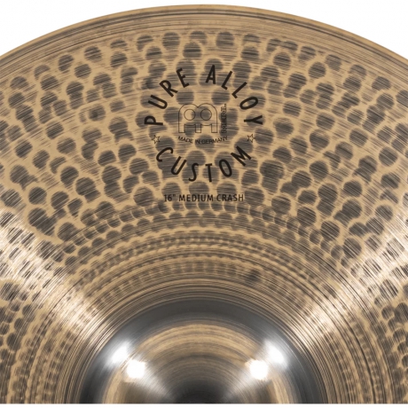 Meinl PAC16MC 16" Pure Alloy Custom Medium Crash Zil<br>Fotoğraf: 6/6