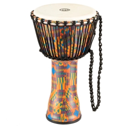 Meinl PADJ2-M-G Travel Series Medium 10" Djembe (Kenyan Quilt)