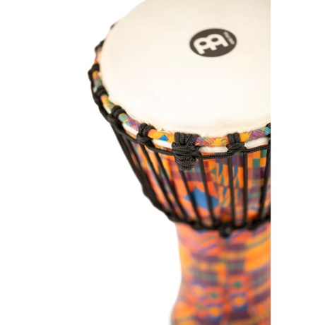 Meinl PADJ2-S-G Travel Series Small 8" Djembe (Kenyan Quilt)<br>Fotoğraf: 3/5