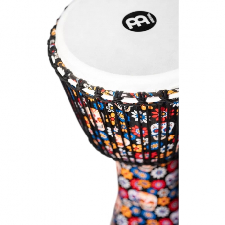 Meinl PADJ7-L-F Travel Series 12" Djembe (Day Of The Dead Finish)<br>Fotoğraf: 3/10