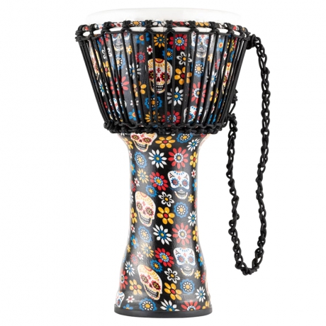Meinl PADJ7-M-F Travel Series 10" Djembe (Day Of The Dead Finish)<br>Fotoğraf: 2/10