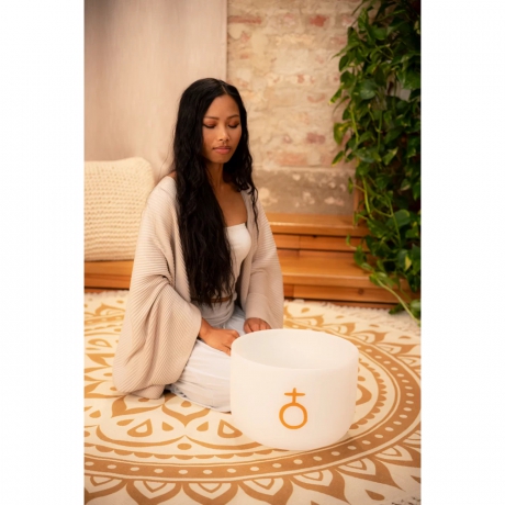 Meinl PCSB12E Planetary Tuned 12’’ Crystal Singing Bowl Om 136.10 Hz<br>Fotoğraf: 3/3