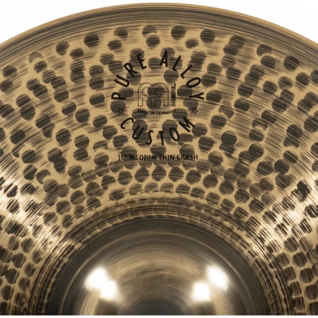 Meinl Pure Alloy Custom Zil 16'' Crash Zil (Medium Thin)<br>Fotoğraf: 6/6