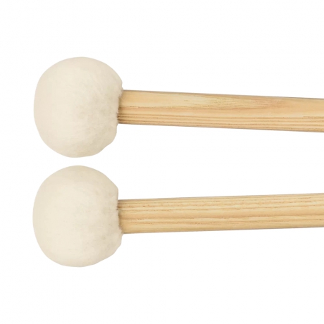 Meinl SB400 Super Soft Drum Set Mallet Stick & Brush (5A Hickory Handle)<br>Fotoğraf: 2/4