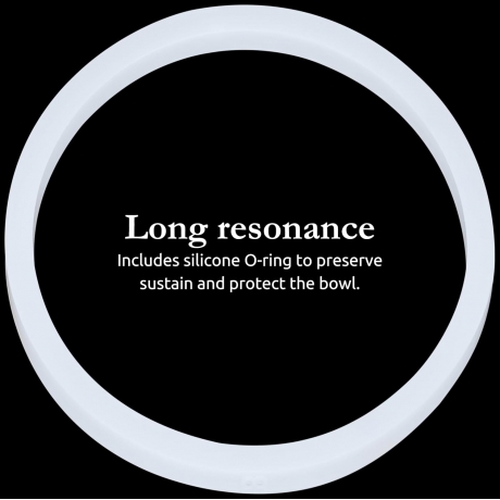 Meinl Sonic Energy 10" Marble Crystal Singing Bowl (B4, Purple, 432 Hz, Crown Chakra)<br>Fotoğraf: 3/3