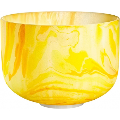 Meinl Sonic Energy 10" Marble Crystal Singing Bowl (E4, Yellow, 432 Hz, Solarplexus Chakra)<br>Fotoğraf: 1/4