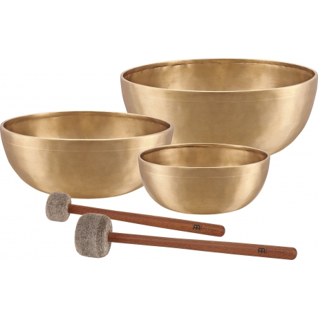 Meinl Sonic Energy 3-Parça Energy Therapy Series Singing Bowl Set (1000/1400/2200 g)<br>Fotoğraf: 1/9