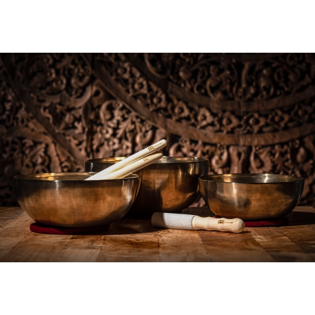 Meinl Sonic Energy 3-Parça Energy Therapy Series Singing Bowl Set (1400/1800/2200 g)<br>Fotoğraf: 10/10