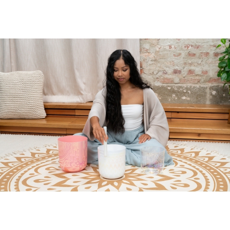 Meinl Sonic Energy 3-Parça Essence Crystal Singing Bowl Set (E4 / B3 / G3, 440 Hz)<br>Fotoğraf: 2/4