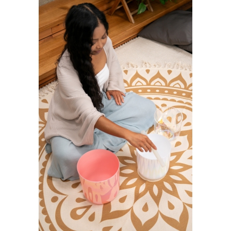 Meinl Sonic Energy 3-Parça Essence Crystal Singing Bowl Set (E4 / B3 / G3, 440 Hz)<br>Fotoğraf: 3/4