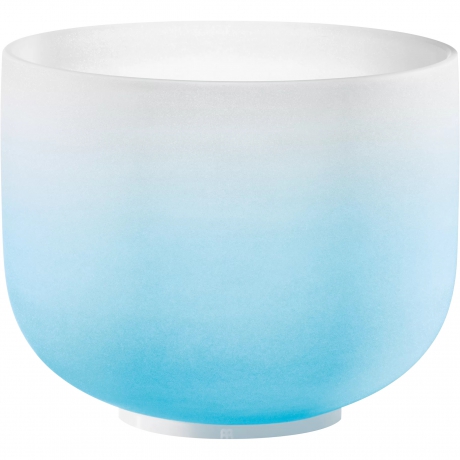 Meinl Sonic Energy CSBC10G Throat Chakra 10'' Crystal Singing Bowl Note G4 (Color Frosted Light Blue)<br>Fotoğraf: 1/4