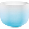 Meinl Sonic Energy CSBC10G Throat Chakra 10'' Crystal Singing Bowl Note G4 (Color Frosted Light Blue)<br>Fotoğraf: 1/4