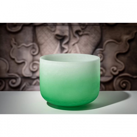 Meinl Sonic Energy CSBC11F Heart Chakra 11’’ Crystal Singing Bowl Note F4 (Color Frosted Green)<br>Fotoğraf: 2/3