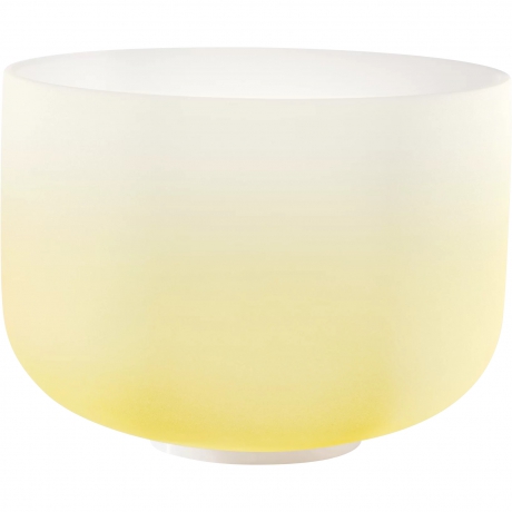 Meinl Sonic Energy CSBC12E Navel Solarplexus Chakra 12’’ Crystal Singing Bowl Note E4 (Color Frosted Yellow)<br>Fotoğraf: 1/3
