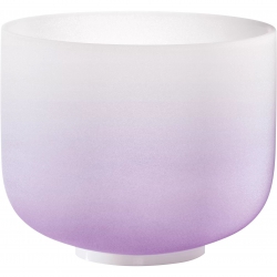 Meinl Sonic Energy CSBC8B Crown Chakra 8'' Crystal Singing Bowl Note B4 (Colo...