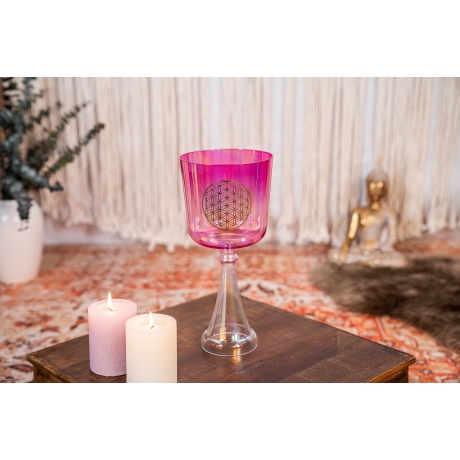 Meinl Sonic Energy CSC6FPFOL Pembe Renkte Kalp Çakrası 6'' Crystal Singing Ses Kadehi (Pink)<br>Fotoğraf: 2/3