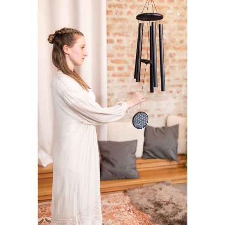 Meinl Sonic Energy Flower of Life Meditation Chime (36"/90 cm - 432 Hz - Siyah)<br>Fotoğraf: 3/3