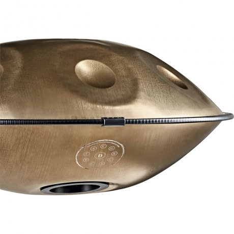 Meinl Sonic Energy HPSTL100 Stainless Steel 10 Notes D Kurd Handpan (Vintage Gold)<br>Fotoğraf: 2/8