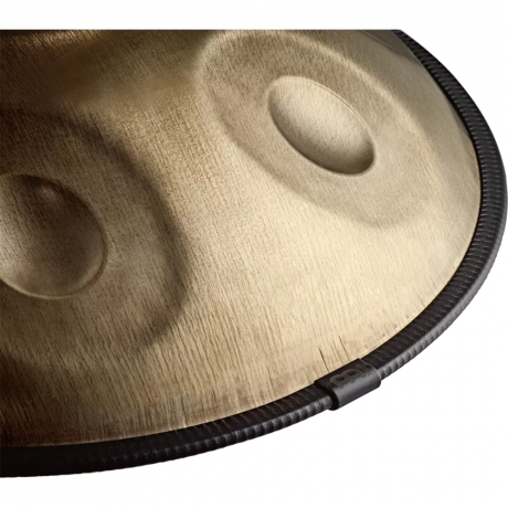 Meinl Sonic Energy HPSTL100 Stainless Steel 10 Notes D Kurd Handpan (Vintage Gold)<br>Fotoğraf: 5/8