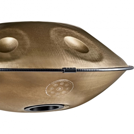 Meinl Sonic Energy HPSTL90 Stainless Steel D Kurd 9 Note Handpan (Vintage Gold)<br>Fotoğraf: 2/8