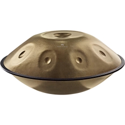 Meinl Sonic Energy HPSTL92 Stainless Steel C# Minör 9 Note Handpan (Vintage Gold)