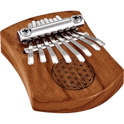 Meinl Sonic Energy KL802FOL Mini Solid Flower Of Life C Major 8 Note Kalimba ...