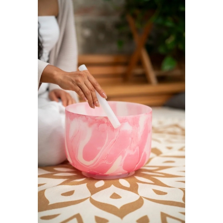 Meinl Sonic Energy Marble Crystal Singing Bowl (A4/a' 432 Hz; Note C4 ~ 256.87 Hz)<br>Fotoğraf: 2/3