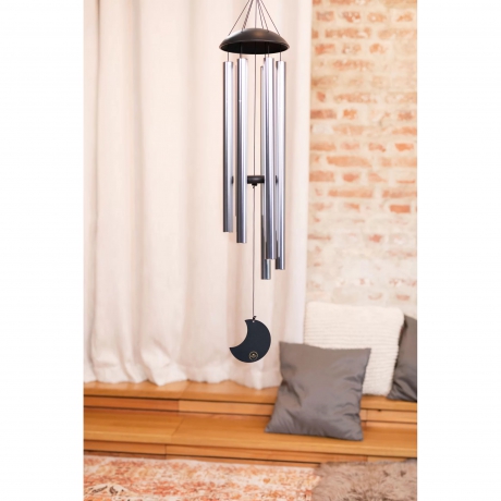 Meinl Sonic Energy MMC44S Ay Sembollü Moon Meditation 44" Chime (Gümüş)<br>Fotoğraf: 3/7