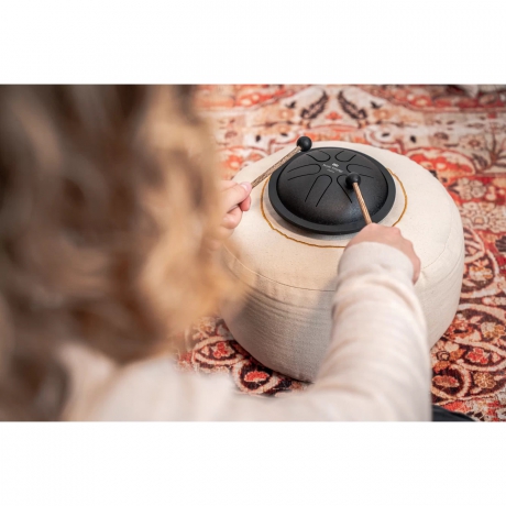 Meinl Sonic Energy MSTD1BK Mini Steel C-major 6'' Tongue Drum (Siyah)<br>Fotoğraf: 6/6