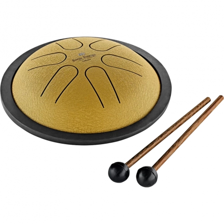 Meinl Sonic Energy MSTD3G Mini Steel B-major 6'' Tongue Drum (Gold)<br>Fotoğraf: 1/7