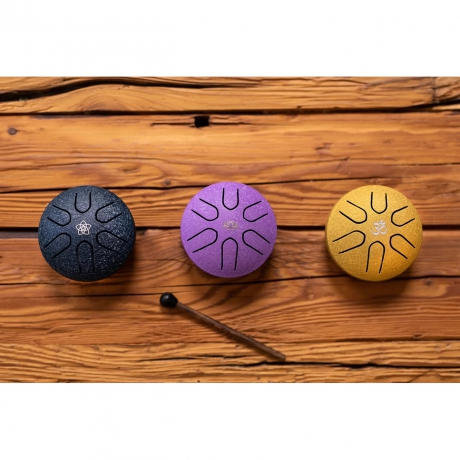 Meinl Sonic Energy PSTD1PLF Pocket Steel A-major 3'' Tongue Drum (Purple)<br>Fotoğraf: 8/8