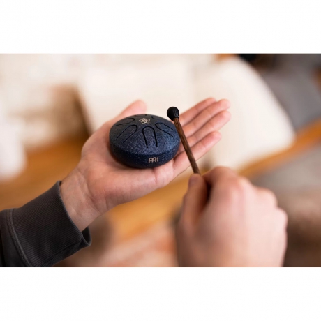 Meinl Sonic Energy PSTD2NBVF Pocket Steel A-major 3'' Tongue Drum (Navy Blue)<br>Fotoğraf: 5/9