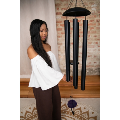 Meinl Sonic Energy Purple Agate Meditation Chime (50"/128 cm - 432 Hz/A Major - Siyah)<br>Fotoğraf: 4/5