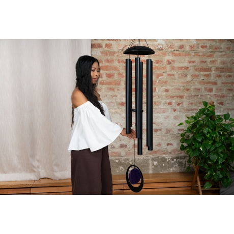 Meinl Sonic Energy Purple Agate Meditation Chime (50"/128 cm - 432 Hz/A Major - Siyah)<br>Fotoğraf: 3/5