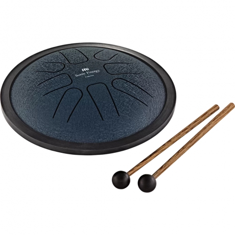 Meinl Sonic Energy SSTD2NB Small Steel G-minor 7" Tongue Drum (Navy Blue)<br>Fotoğraf: 1/6