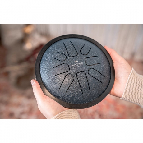 Meinl Sonic Energy SSTD2NB Small Steel G-minor 7" Tongue Drum (Navy Blue)<br>Fotoğraf: 4/6