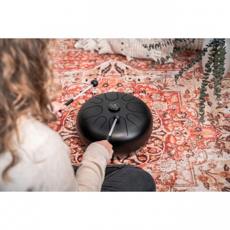 Meinl Sonic Energy STD3BK Steel G-major 12'' Tongue Drum (Siyah)<br>Fotoğraf: 4/5