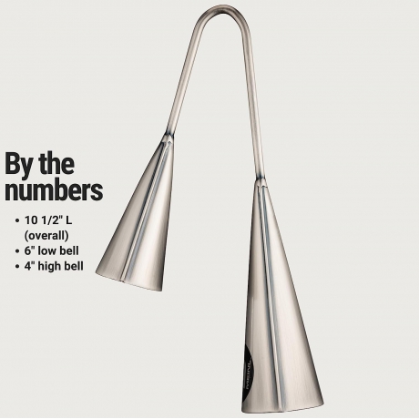 Meinl STBAG1 Hand Brushed Steel Attachment Small  A-go-go (Krom)<br>Fotoğraf: 6/6