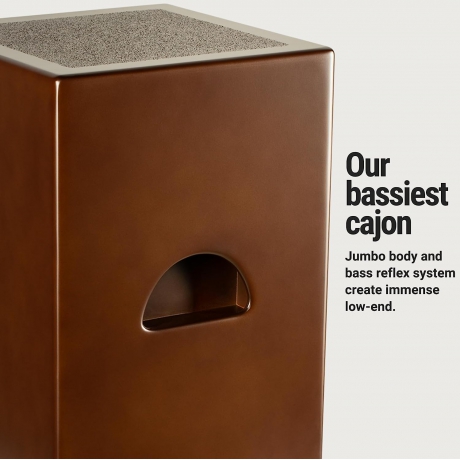 Meinl SUBCAJ5WN Frontplate Subwoofer Cajon (Walnut)<br>Fotoğraf: 2/10