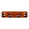 Meinl TA2AB Wood Nickelsilver Jingle 2-Rows Hand Tamburin (Antique Brown)<br>Fotoğraf: 6/6