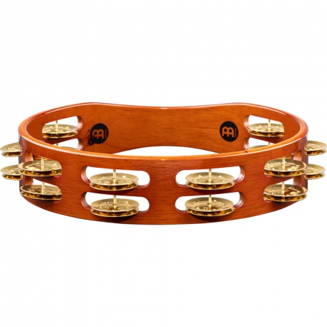 Meinl TA2B-AB Brass Jingle 2-Rows Hand Tamburin (Antique Brown)<br>Fotoğraf: 4/6