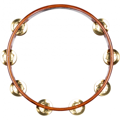 Meinl TA2B-AB Brass Jingle 2-Rows Hand Tamburin (Antique Brown)<br>Fotoğraf: 2/6