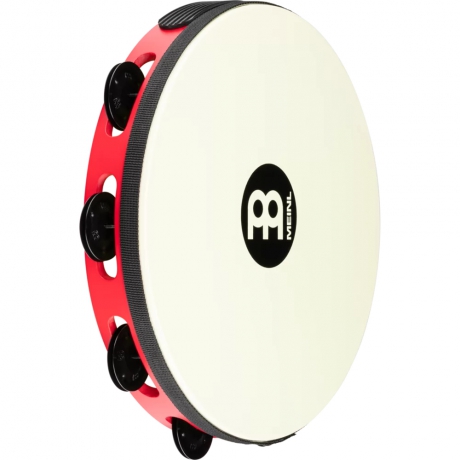 Meinl TAH1BK-R-TF Tour Jingle Wood True Feel Head 1 Row Tamburin (Red Black)<br>Fotoğraf: 1/6