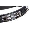 Meinl TMT1BK Traditional ABS Molded Steel Jingles 2 Rows 10" Tamburin (Siyah)<br>Fotoğraf: 5/6