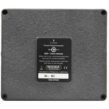 Mesa Boogie Five Band Graphic EQ Pedalı<br>Fotoğraf: 7/7