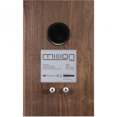 Mission 750 Bookshelf Hoparlör (Ceviz)<br>Fotoğraf: 4/5