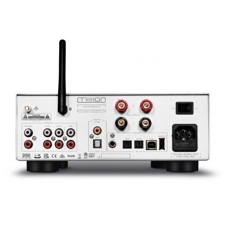 Mission 778X Bluetooth Bağlantılı Entegre Amfi (Gümüş)<br>Fotoğraf: 4/4