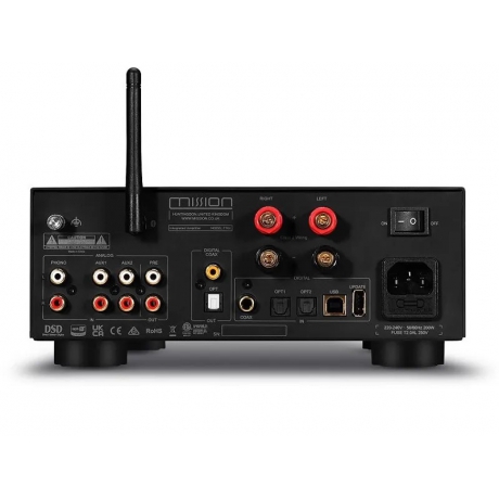 Mission 778X Bluetooth Bağlantılı Entegre Amfi (Siyah)<br>Fotoğraf: 3/3