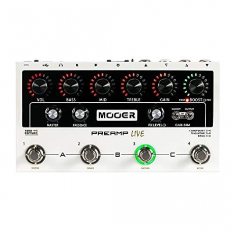 Mooer M999 PreAMP Live DiJital Multi Efekt Pedalı<br>Fotoğraf: 1/3