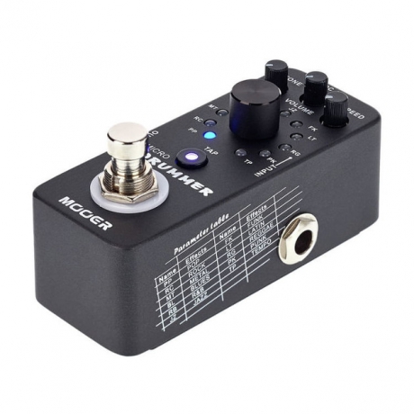 Mooer Micro Drummer Digital Drum Machine Pedalı<br>Fotoğraf: 3/4